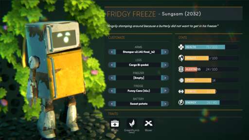 Customizing a fridgebot in Hello World