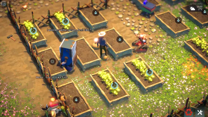Farming with robots in Hello World